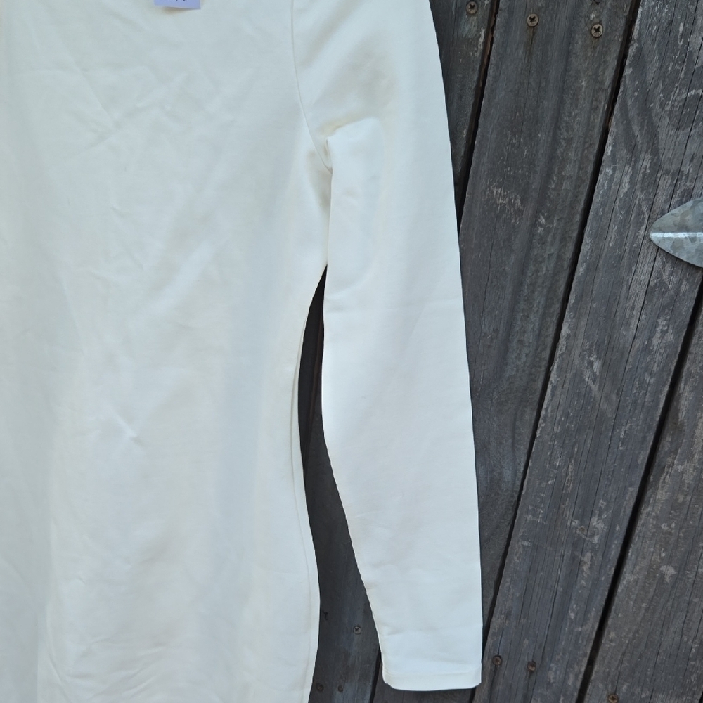 Abercrombie & Fitch Cream Asymmetrical One-Shoulder Dress - Picture 4 of 8